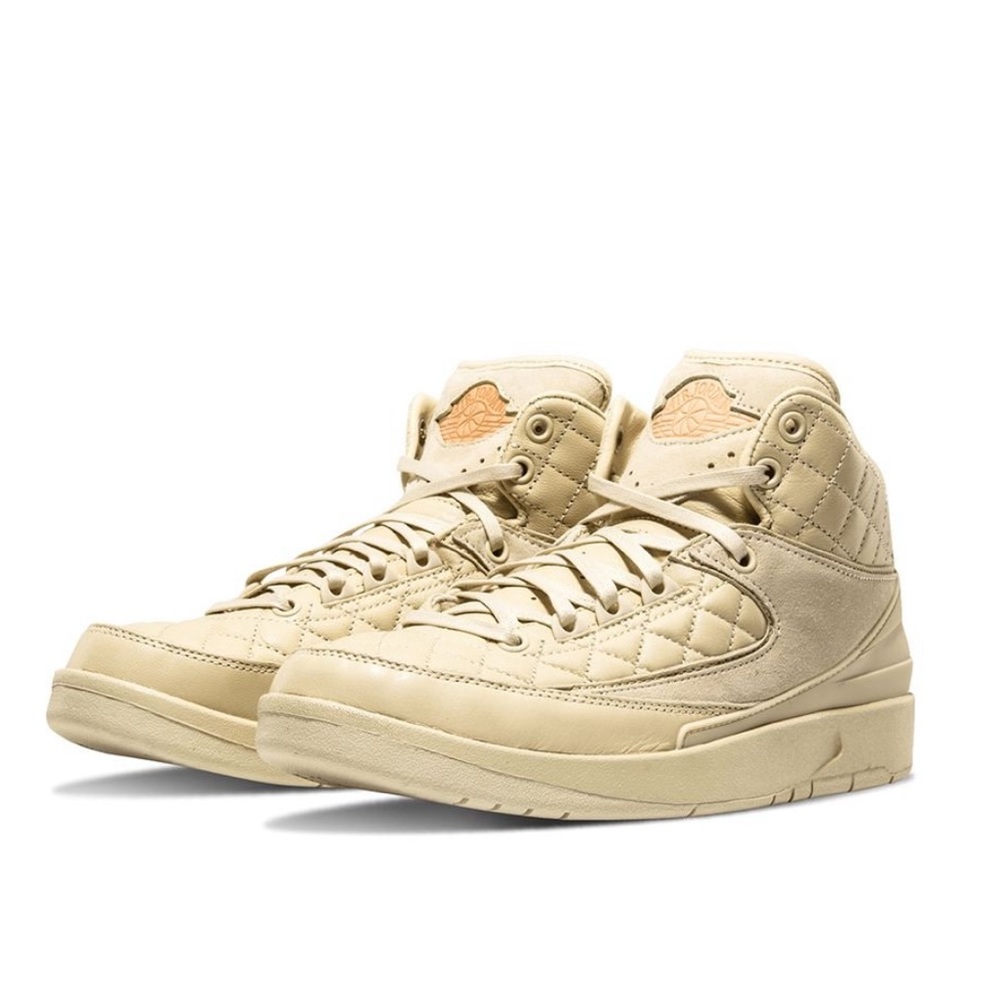 AIR JORDAN 2 R JS DN BG quilted leather sneakers